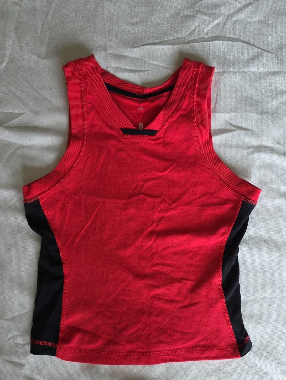 FP Movement Red and Black Athletic Tank Top
